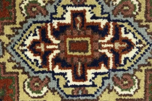 Rusty Red Floral 3X12 Heriz Serapi Oriental Runner Rug