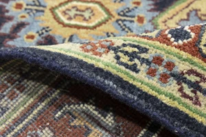 Dark Purple-navy Floral 8X10 Heriz Serapi Oriental Rug