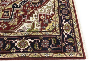 Red Floral 8X10 Traditional Heriz Serapi Oriental Rug