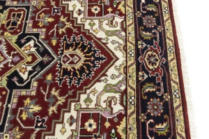 Red Floral 8X10 Traditional Heriz Serapi Oriental Rug
