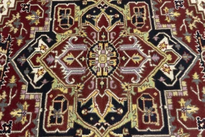 Red Floral 8X10 Traditional Heriz Serapi Oriental Rug