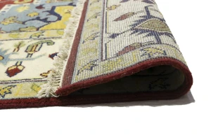 Rusty Red Floral 10X14 Heriz Serapi Oriental Rug