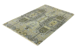 Light Gray 4X6 Contemporary Rug