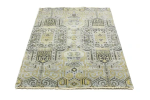 Light Gray 4X6 Contemporary Rug