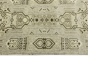 Beige Geometric 8X10 Contemporary Modern Rug