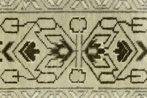 Beige Geometric 8X10 Contemporary Modern Rug