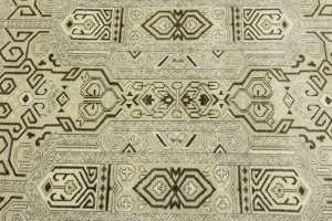 Beige Geometric 8X10 Contemporary Modern Rug