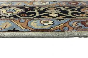 Gray Floral 10X14 Chobi Peshawar Oriental Rug
