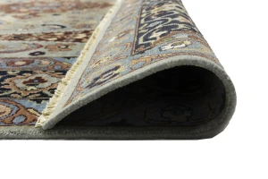 Gray Floral 10X14 Chobi Peshawar Oriental Rug