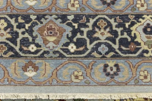 Gray Floral 10X14 Chobi Peshawar Oriental Rug