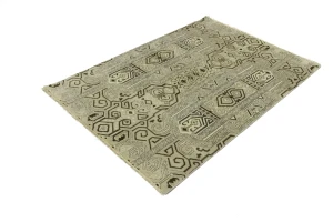 Beige 4X6 Contemporary Rug