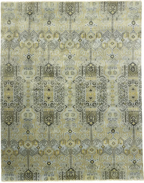 Light Gray 8X10 Contemporary Rug