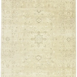 Muted Pinkish Beige Floral 8X10 Transitional Oriental Rug