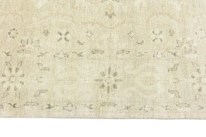 Muted Pinkish Beige Floral 8X10 Transitional Oriental Rug