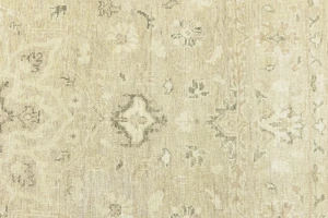 Muted Pinkish Beige Floral 8X10 Transitional Oriental Rug