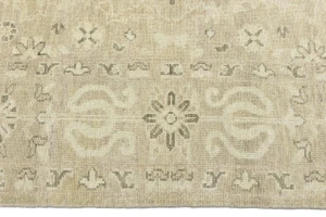 Muted Pinkish Beige Floral 9X12 Transitional Oriental Rug