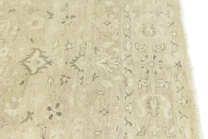 Muted Pinkish Beige Floral 9X12 Transitional Oriental Rug