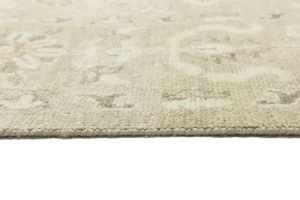 Muted Pinkish Beige Floral 9X12 Transitional Oriental Rug