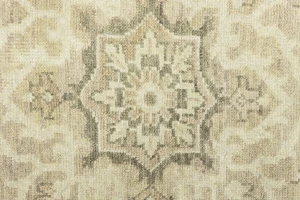 Muted Pinkish Beige Floral 9X12 Transitional Oriental Rug