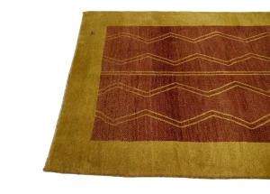 Rusty Red Tribal 5X8 Gabbeh Persian Rug