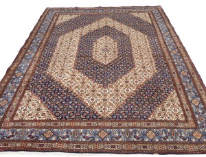Vintage Cream Floral Classic 7X11 Mood Persian Rug