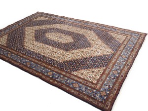 Vintage Cream Floral Classic 7X11 Mood Persian Rug