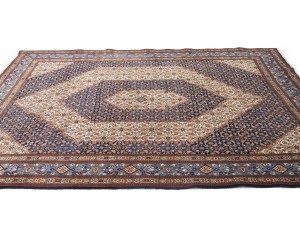 Vintage Cream Floral Classic 7X11 Mood Persian Rug