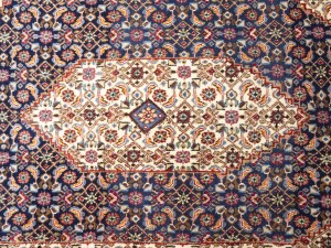 Vintage Cream Floral Classic 7X11 Mood Persian Rug