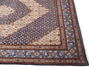 Vintage Cream Floral Classic 7X11 Mood Persian Rug