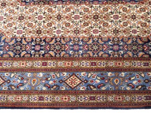 Vintage Cream Floral Classic 7X11 Mood Persian Rug