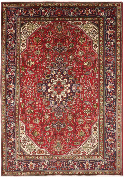 Red Vintage Floral 7X10 Classic Oriental Persian Rug