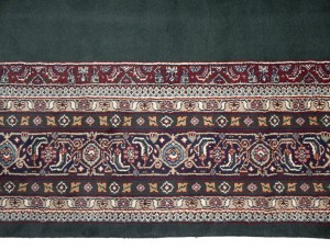 Green Floral Tribal 9X12 Indo-Bidjar Oriental Rug