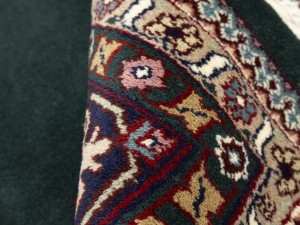 Green Floral Tribal 9X12 Indo-Bidjar Oriental Rug
