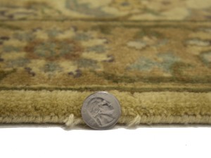 Golden Beige Floral Classic 3X14 Agra Jaipur Oriental Runner Rug