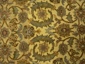Golden Beige Floral Classic 3X14 Agra Jaipur Oriental Runner Rug