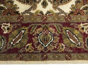 Cream Floral Classic 4'5X6'2 Agra Jaipur Oriental Rug