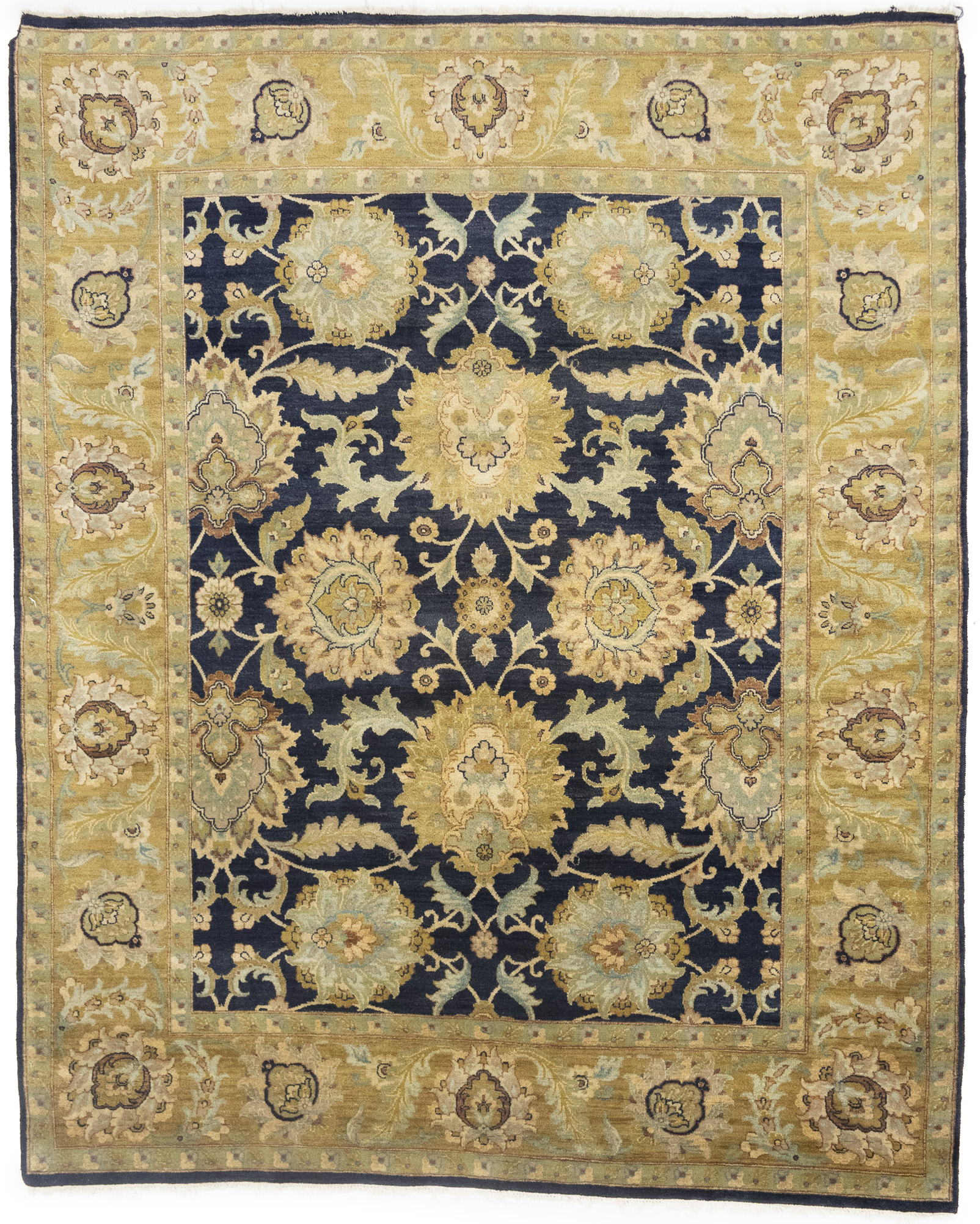 Muted Floral Classic 8X10 Agra Jaipur Oriental Rug