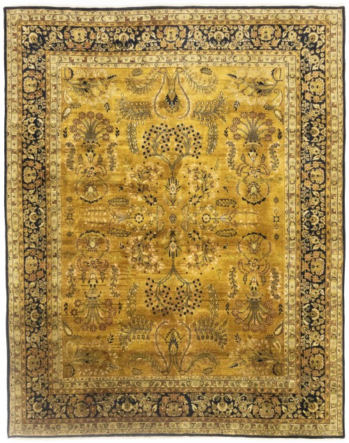 Muted Floral Classic 8X10 Agra Jaipur Oriental Rug