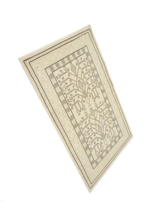 Vintage Beige Classic 3X5 Tabriz Persian Rug