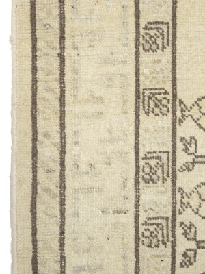 Vintage Beige Classic 3X5 Tabriz Persian Rug