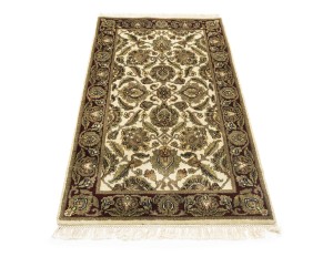 Cream Floral Classic 3X5 Agra Jaipur Oriental Rug