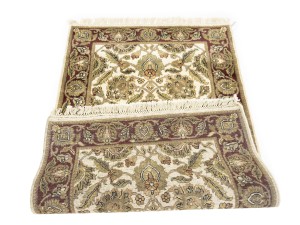 Cream Floral Classic 3X5 Agra Jaipur Oriental Rug