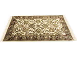 Cream Floral Classic 3X5 Agra Jaipur Oriental Rug