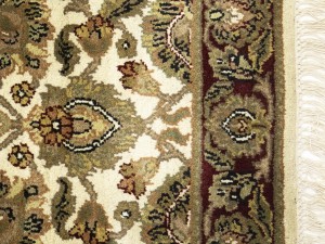 Cream Floral Classic 3X5 Agra Jaipur Oriental Rug