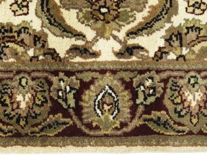 Cream Floral Classic 3X5 Agra Jaipur Oriental Rug