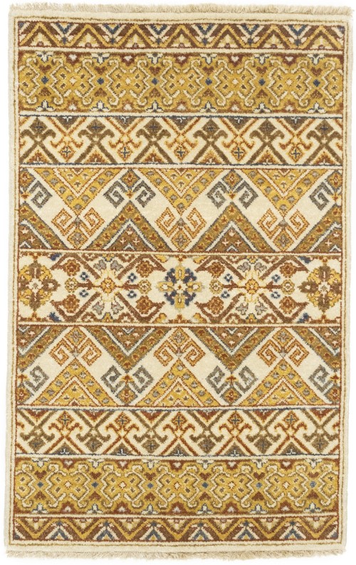 Cream Tribal Geometric 2X3 Modern Oriental Rug