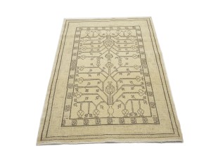 Vintage Beige Classic 3X5 Tabriz Persian Rug