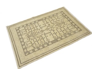 Vintage Beige Classic 3X5 Tabriz Persian Rug