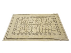 Vintage Beige Classic 3X5 Tabriz Persian Rug