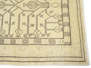 Vintage Beige Classic 3X5 Tabriz Persian Rug
